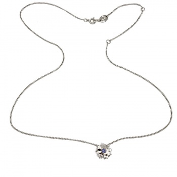 Silver & 9ct gold Clogau Pendant with chain